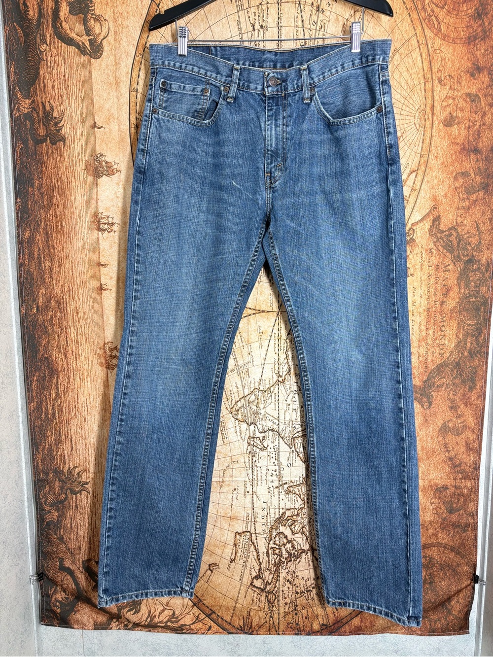 Levi’s 559 Relaxed Fit Straight Jeans 34x34 Rare Factory Error Inner Tagged 550